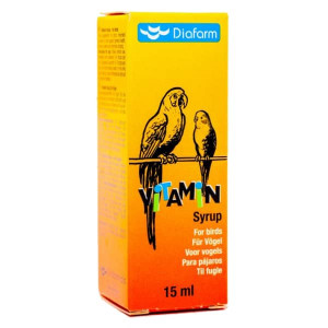 DIAFARM VITAMIN SYRUP vitamīnu sīrups putniem 15ml